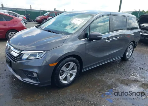 2018 Honda Odyssey Ex-L from USA, damaged, VIN 5FNRL6H73JB083476